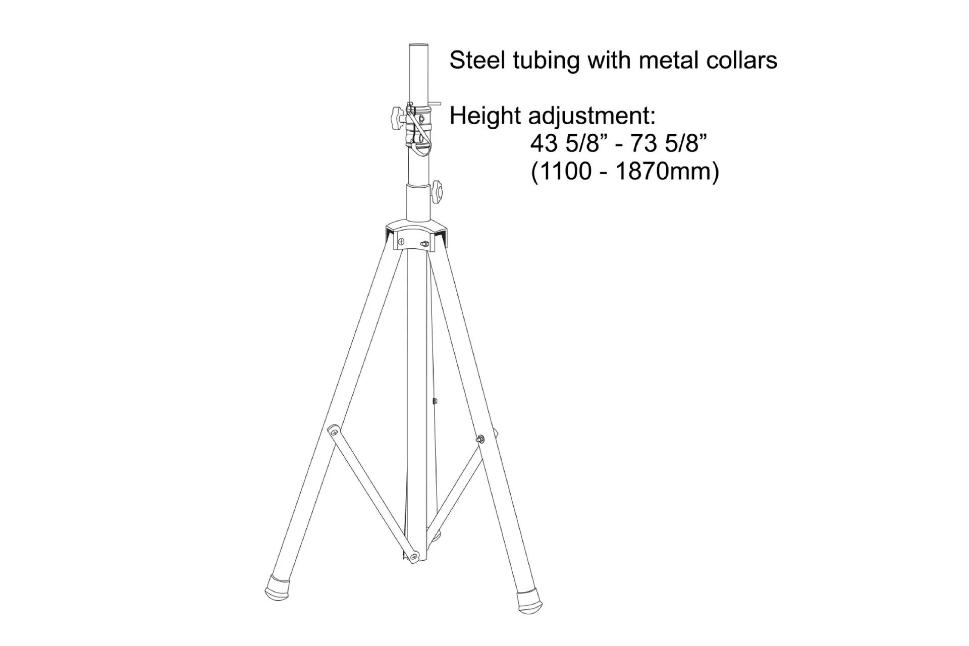 2B-ST35M Speaker Stand - Image 5