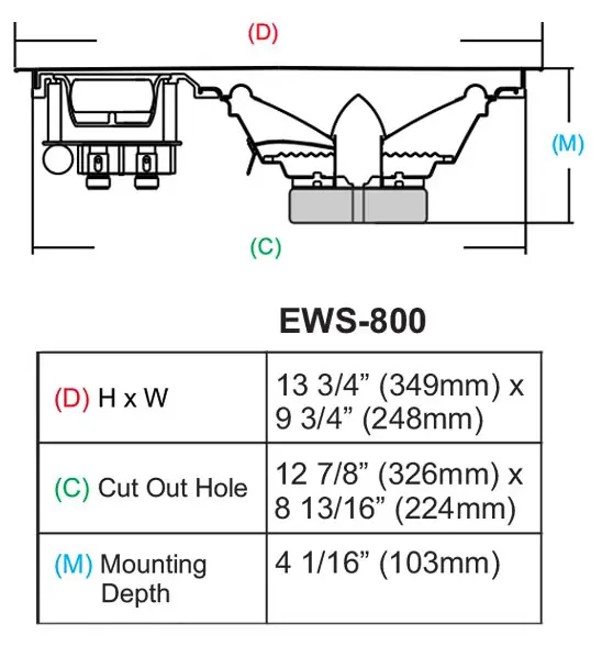EWS-800 In-Wall Speaker - Image 12