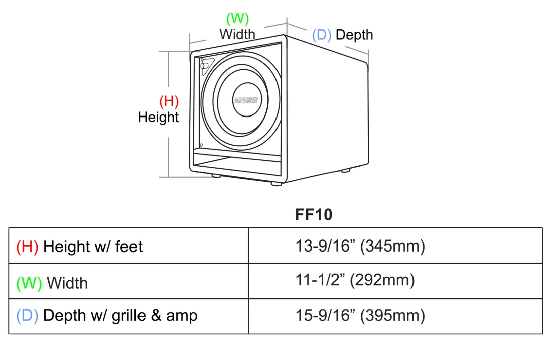 FF-10 Subwoofer - Image 13