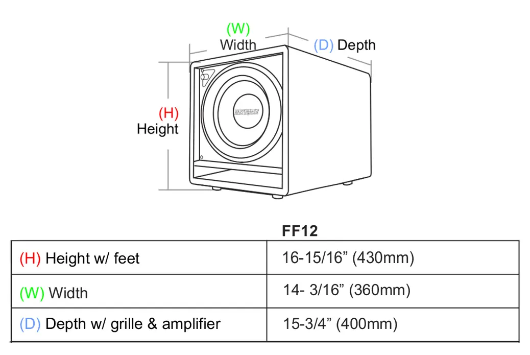 FF-12 Subwoofer - Image 13