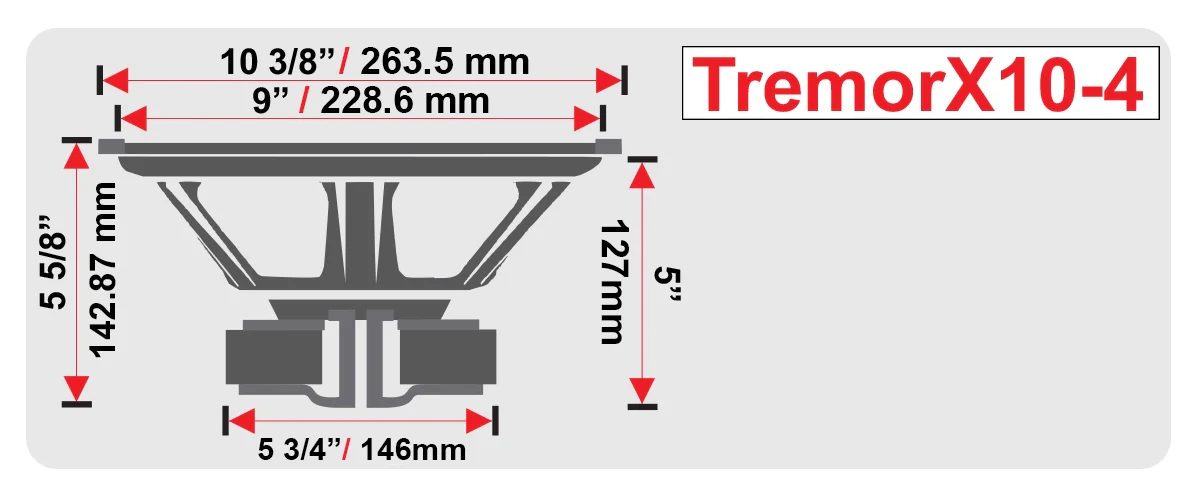 TremorX-10-4 Subwoofer - Image 11